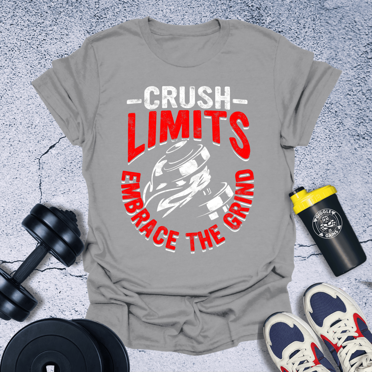 T-Shirt Sport Grey / S Crush Limits T-Shirt