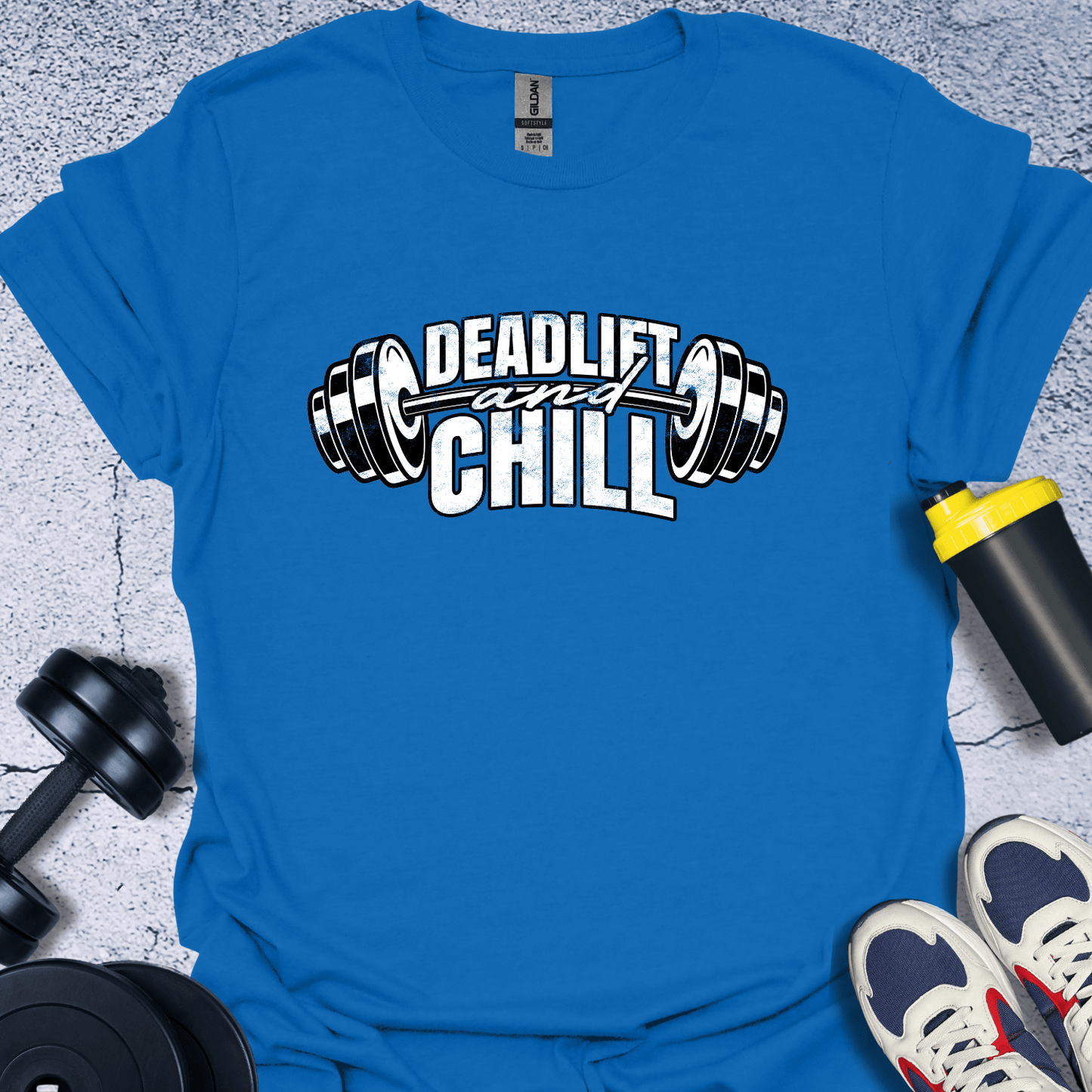 T-Shirt Royal / S Deadlift And Chill T-Shirt