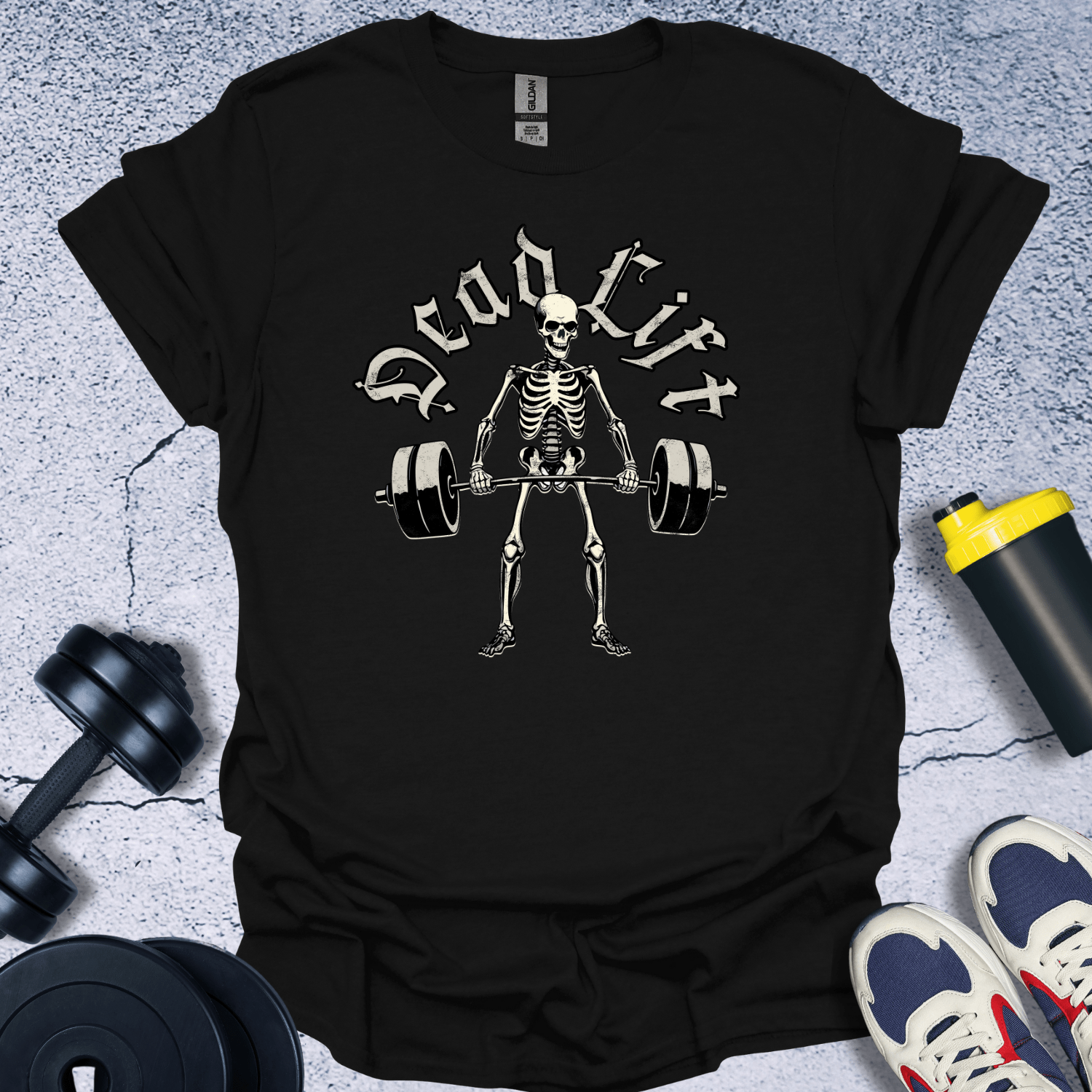 T-Shirt Black / S Deadlift Skeleton T-Shirt