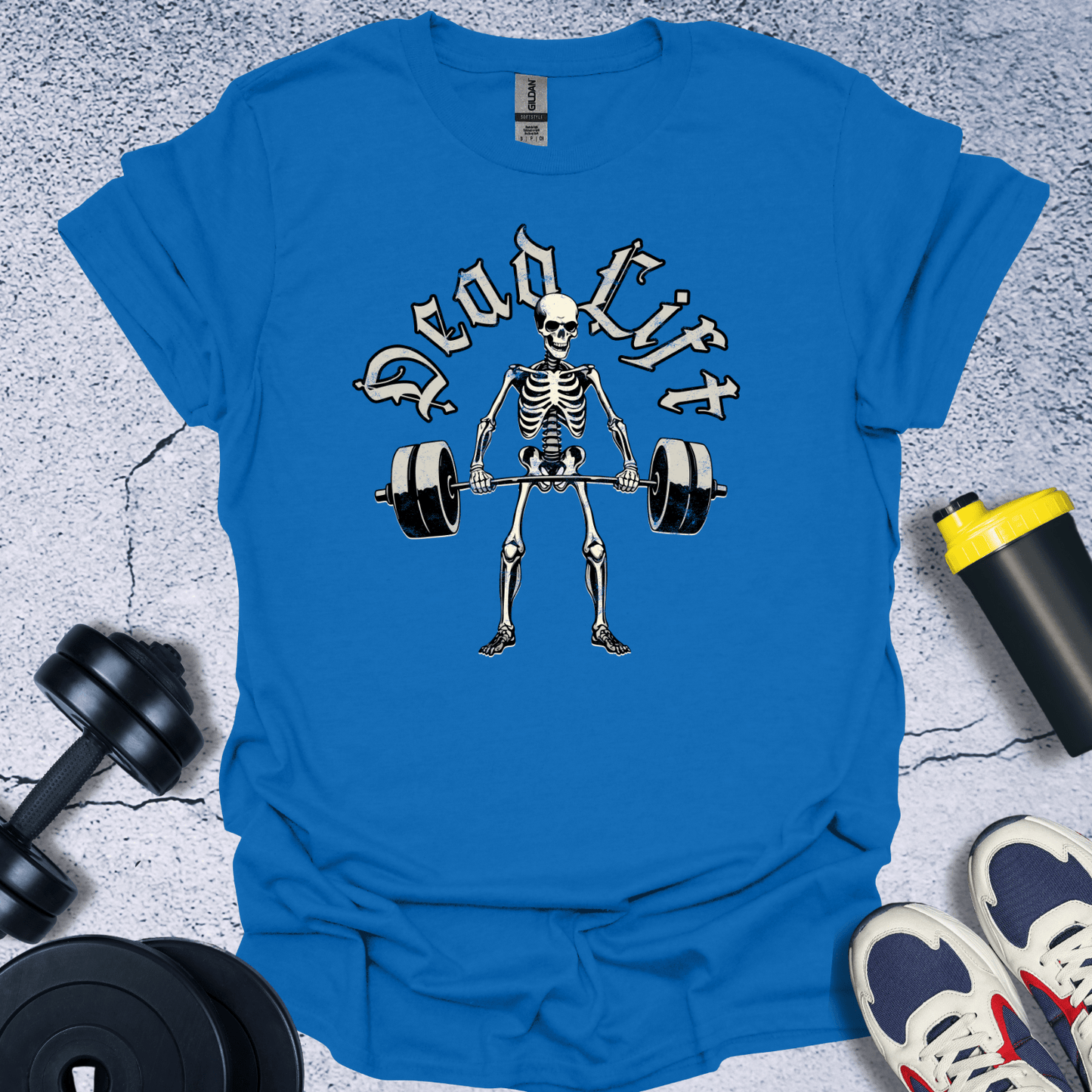 T-Shirt Royal / S Deadlift Skeleton T-Shirt