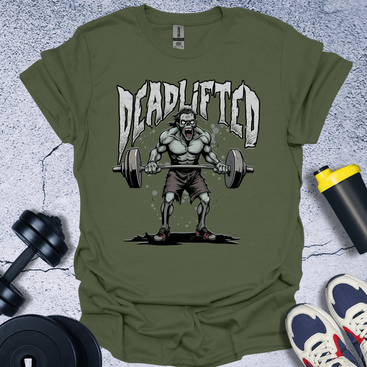 T-Shirt Military Green / S Deadlifted T-Shirt