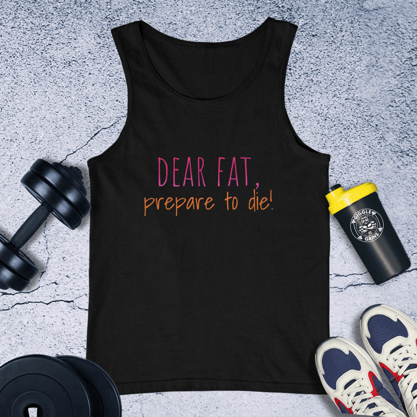 Tank Top Black / XS Dear Fat, Prepare To Die Tank Top