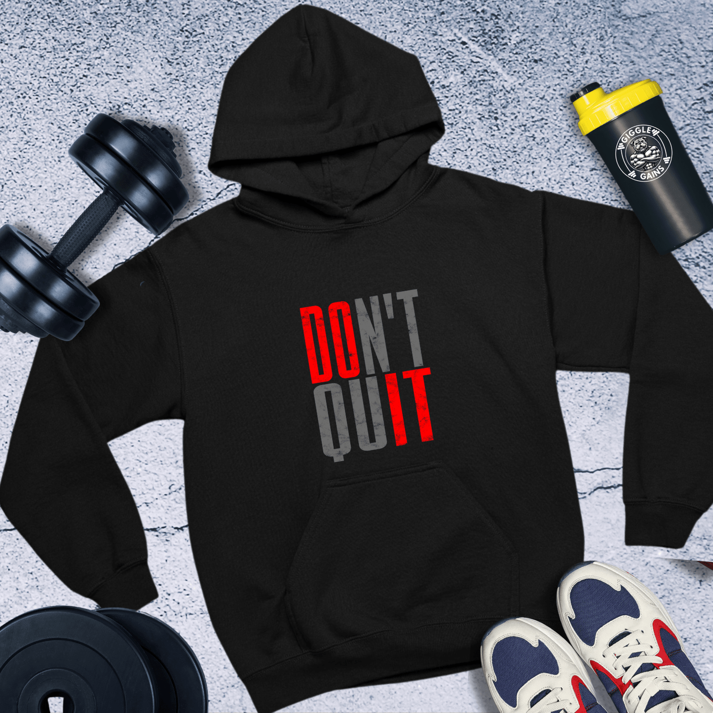 Hoodie Black / S Do It Don't Quit Hoodie