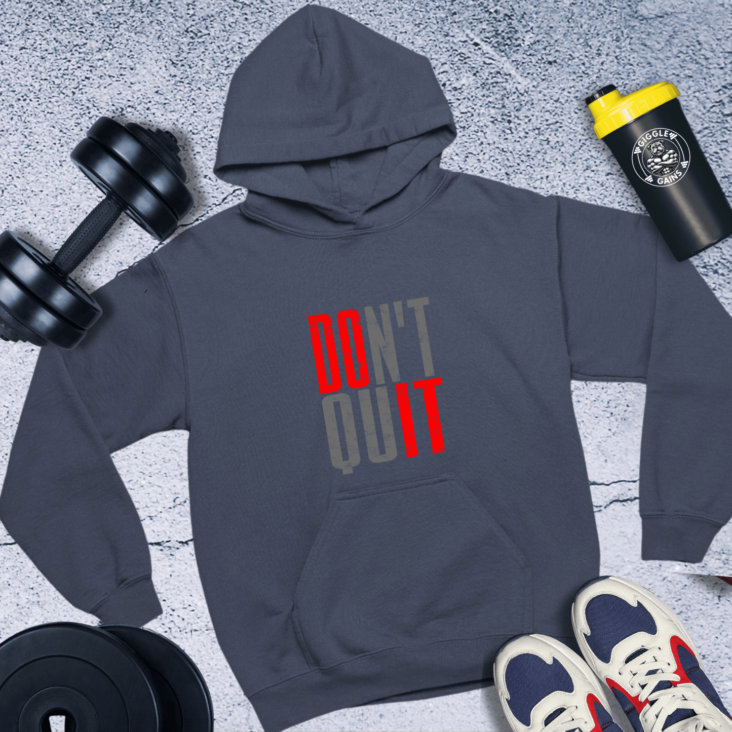 Hoodie Navy / S Do It Don't Quit Hoodie