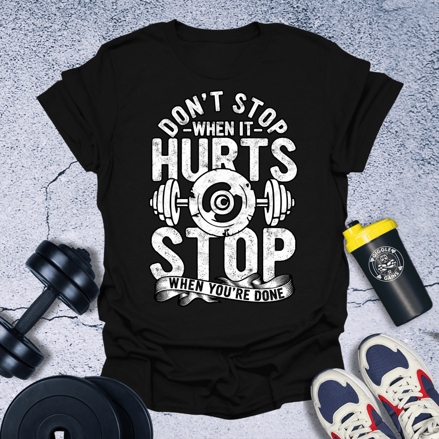 T-Shirt Black / S Don't Stop T-Shirt