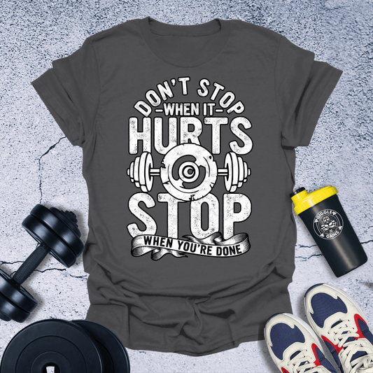 T-Shirt Charcoal / S Don't Stop T-Shirt