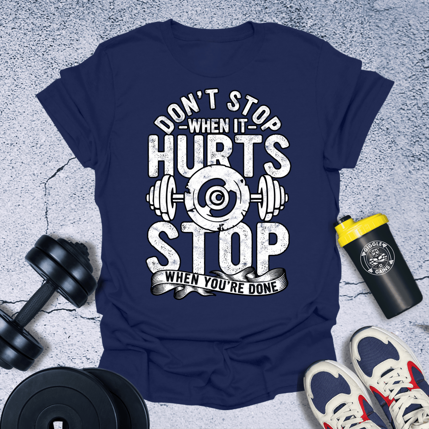 T-Shirt Navy / S Don't Stop T-Shirt