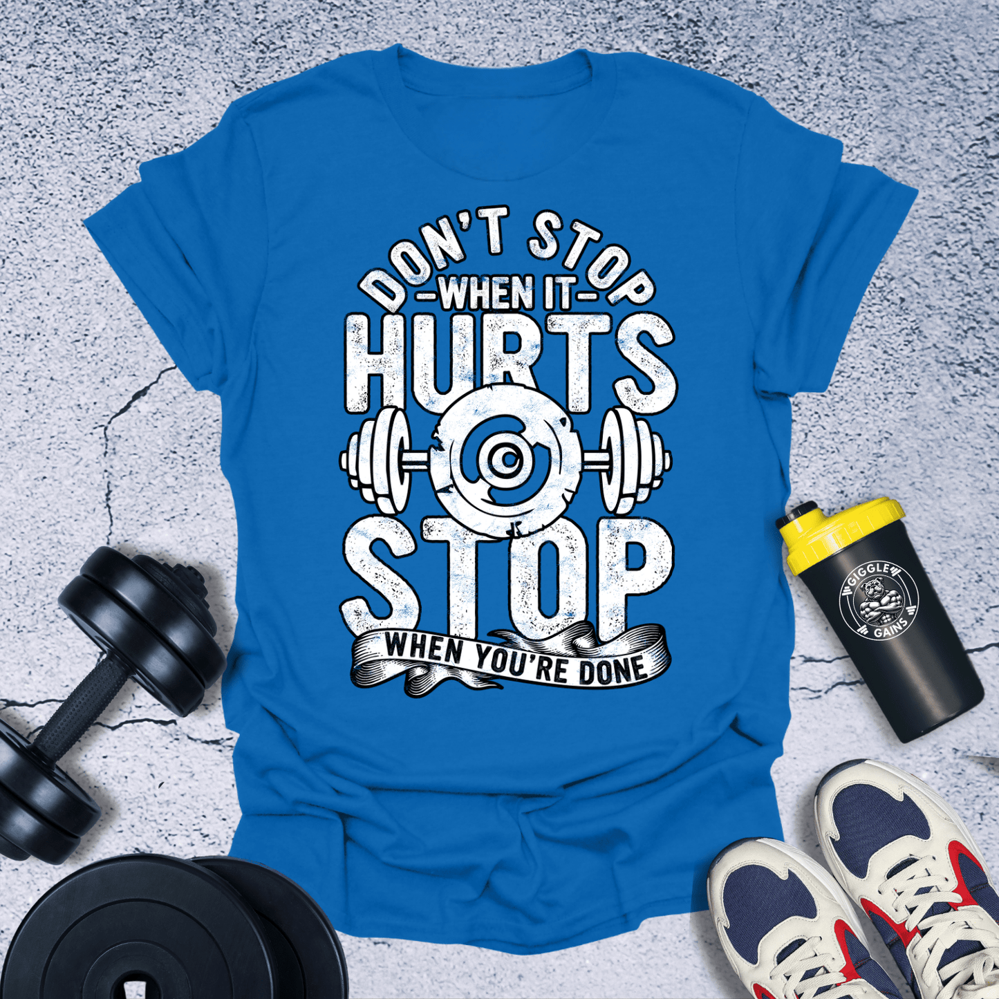 T-Shirt Royal / S Don't Stop T-Shirt