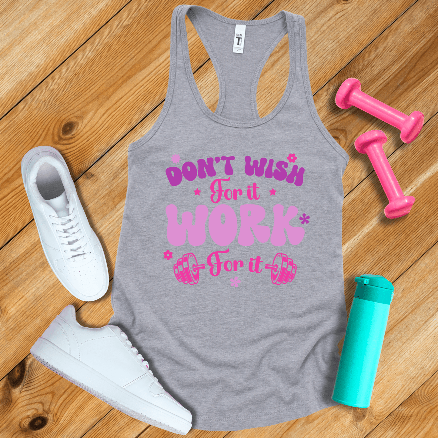 Tank Top Heather Grey / S Don't Wish For It Tank Top