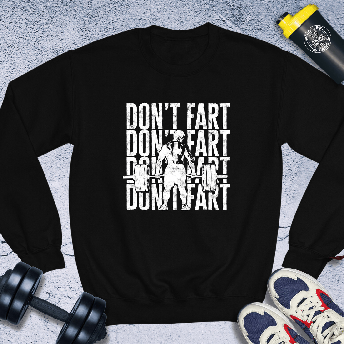 Sweatshirt Black / S Dont Fart Crewneck