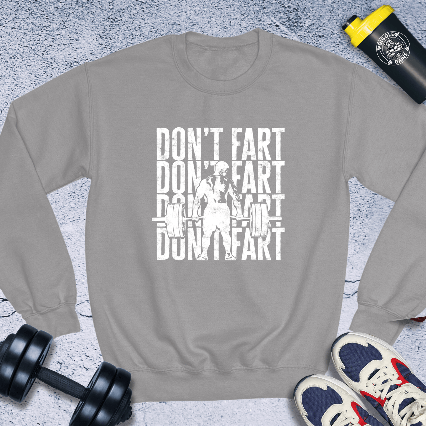 Sweatshirt Sport Grey / S Dont Fart Crewneck