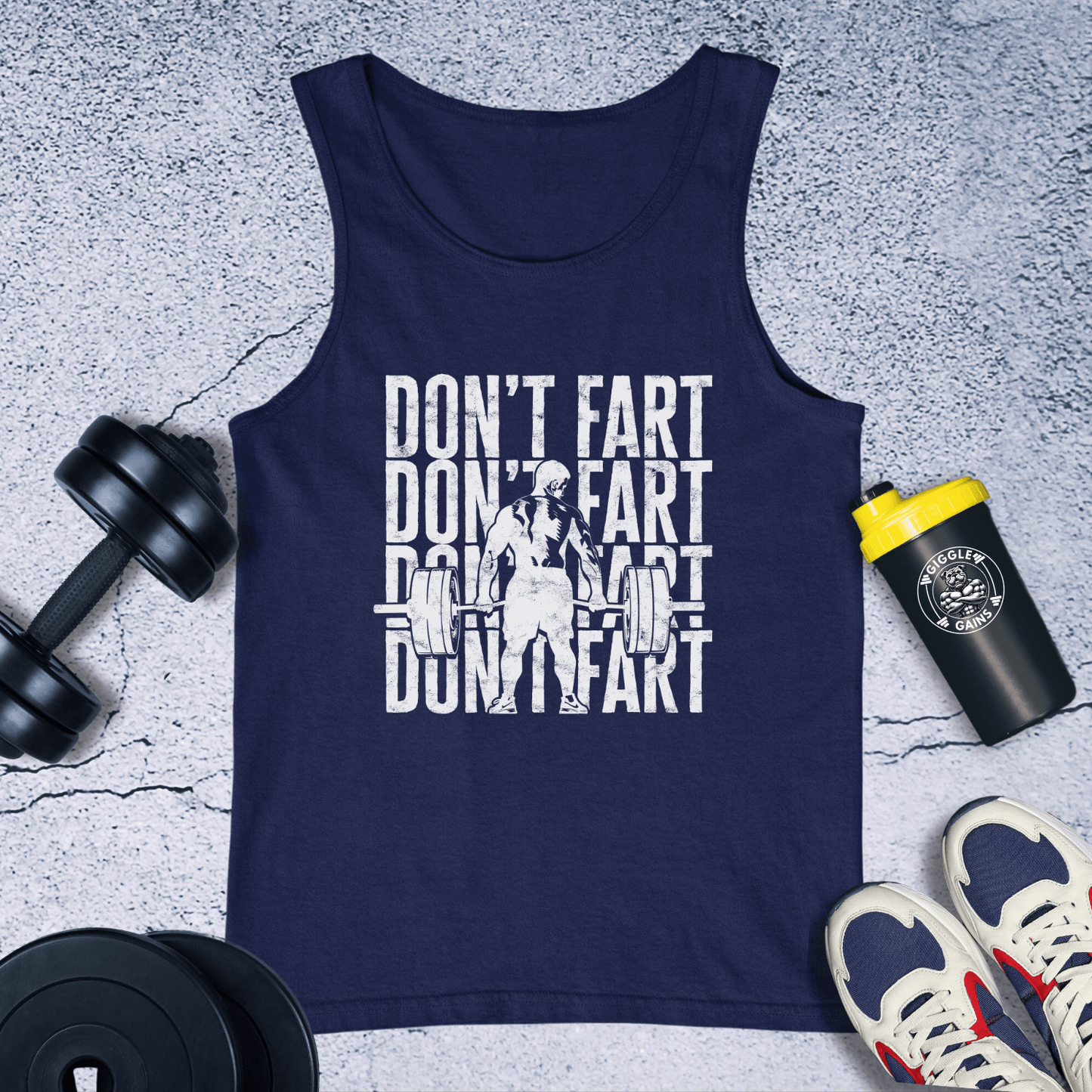 Tank Top Navy / XS Dont Fart Tank Top