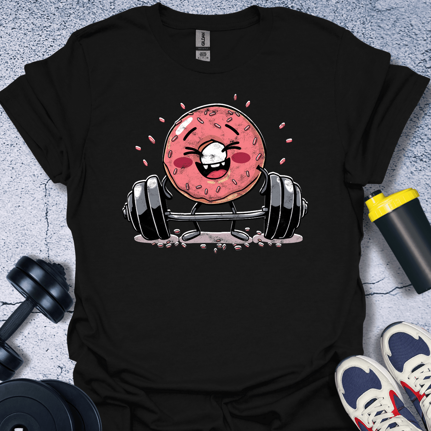 T-Shirt Black / S Donut Weigtlifting T-Shirt