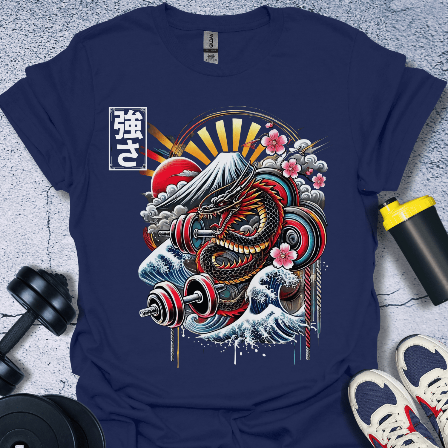 T-Shirt Navy / S Dragon T-Shirt