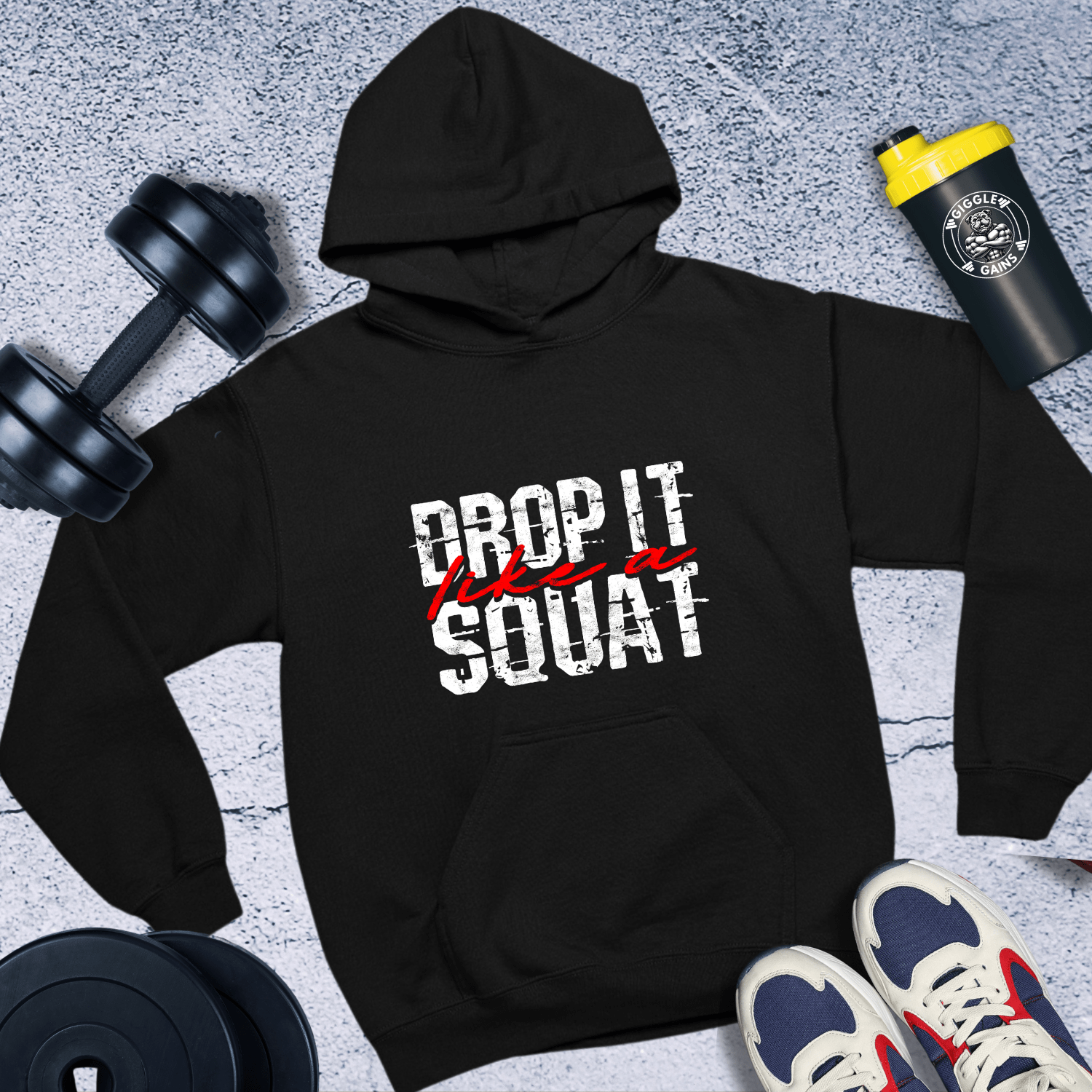 Hoodie Black / S Drop It like a Squat Hoodie