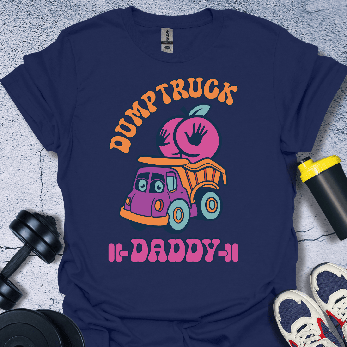 T-Shirt Navy / S Dumbtruck Daddy T-Shirt