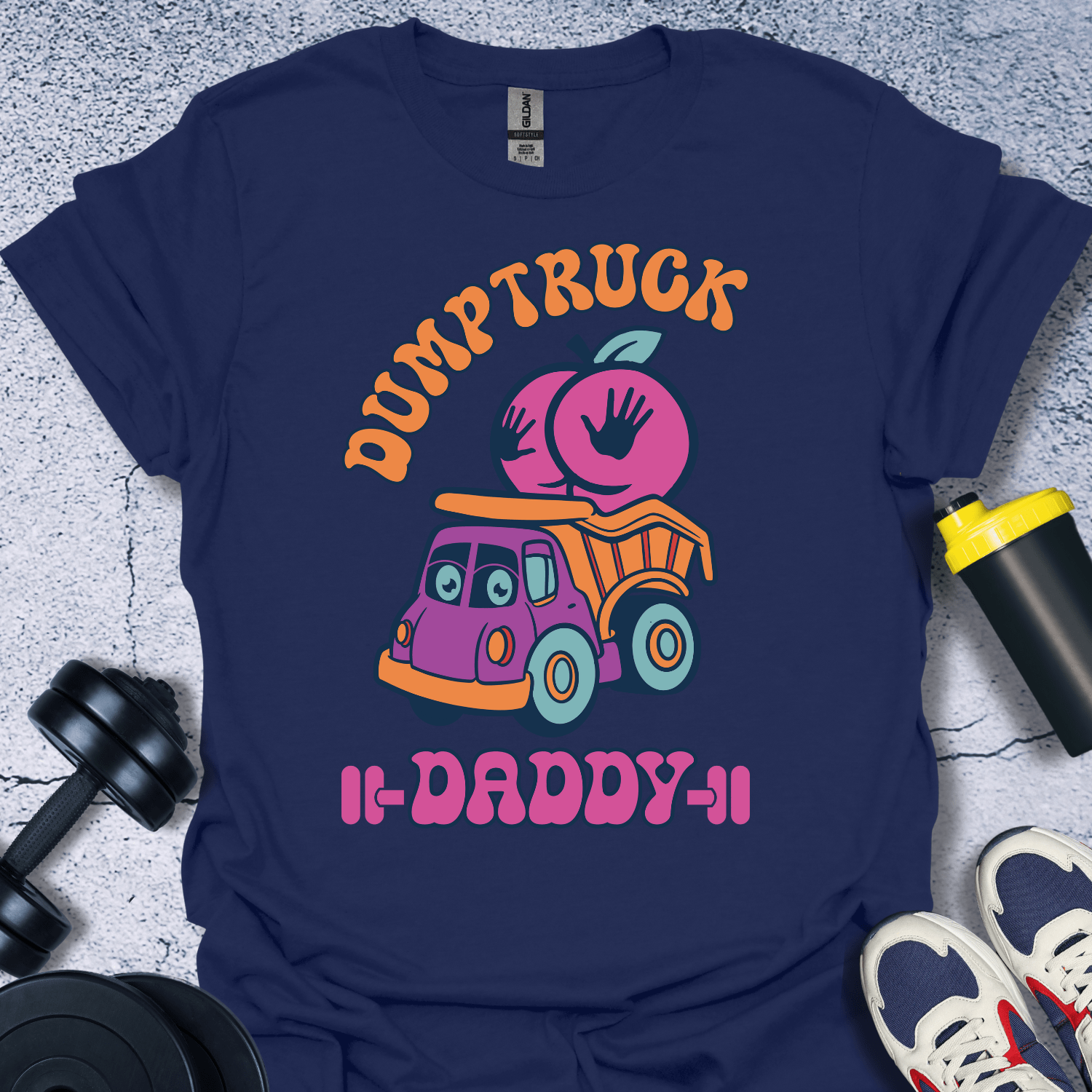 T-Shirt Navy / S Dumbtruck Daddy T-Shirt