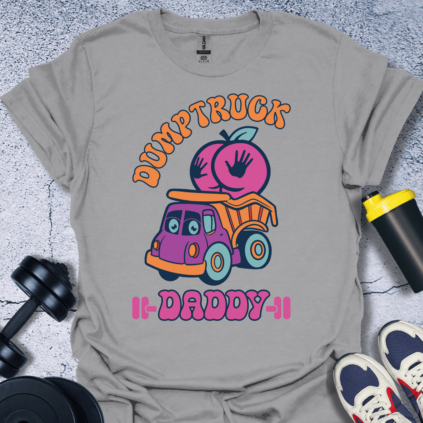 T-Shirt Sport Grey / S Dumbtruck Daddy T-Shirt