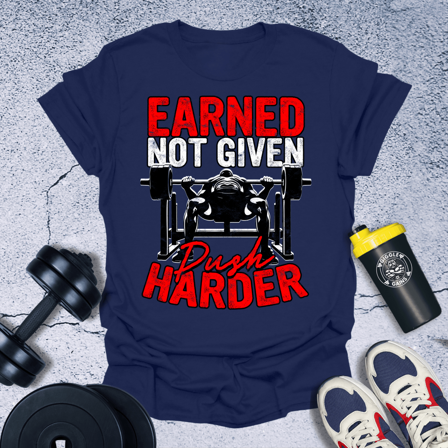 T-Shirt Navy / S Earned Not Given T-Shirt