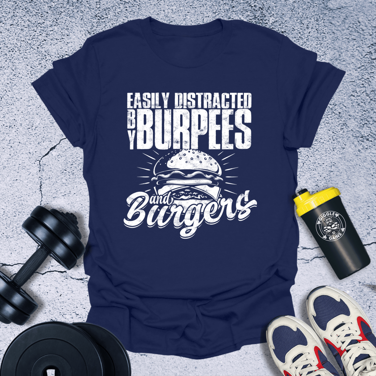 T-Shirt Navy / S Easily Distracted T-Shirt