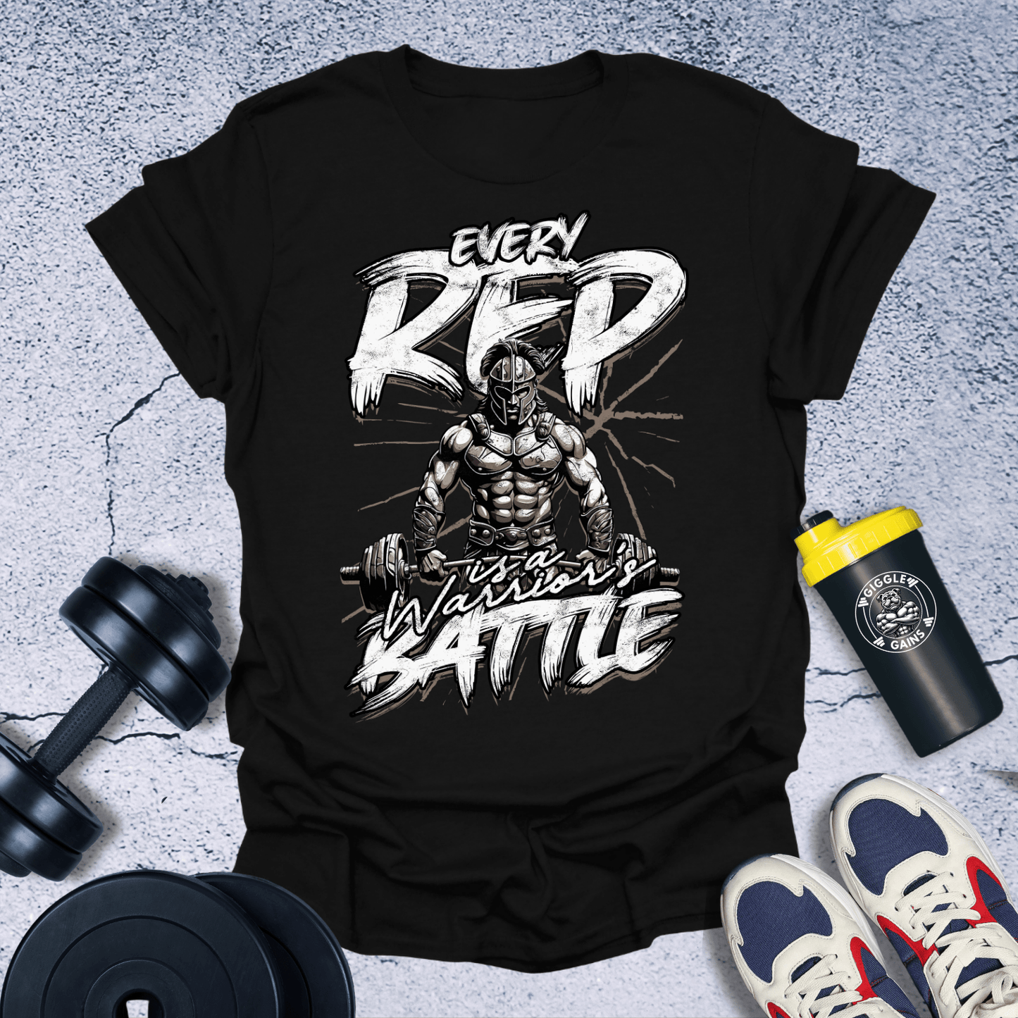 T-Shirt Black / S Every Rep Is A Warrior's Battle T-Shirt