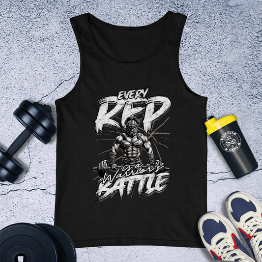 Tank Top Black / XS Every Rep Is A Warrior's Battle Tank Top