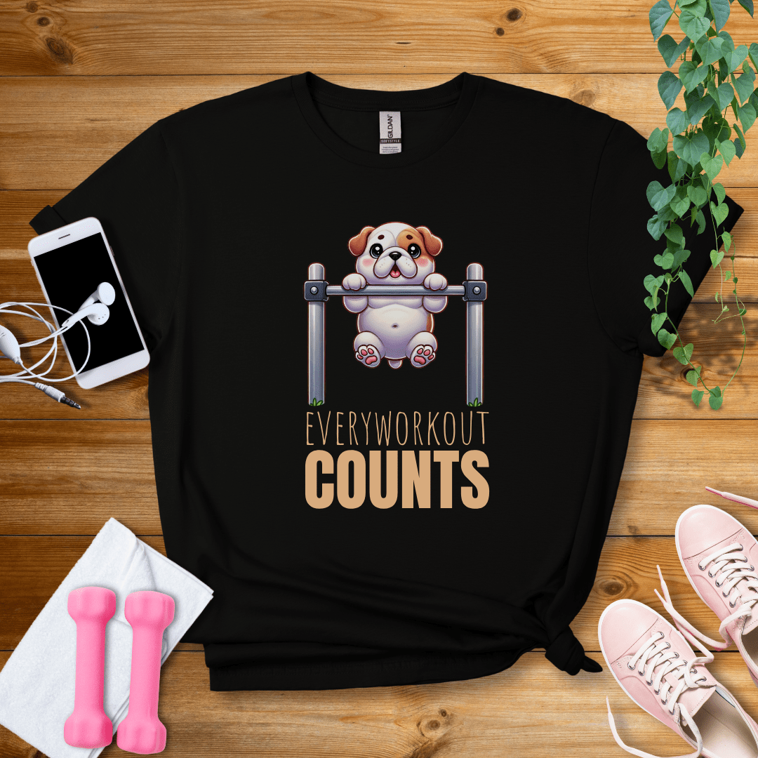 T-Shirt Black / S Every Workout Counts T-Shirt