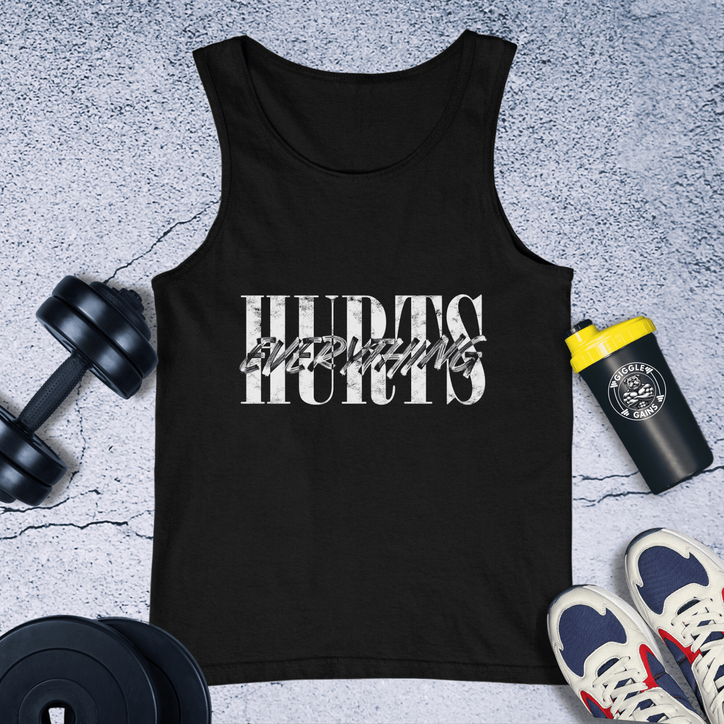 Tank Top Black / XS Everything Hurts Tank Top