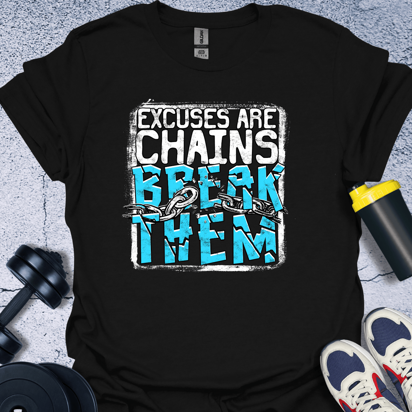 T-Shirt Black / S Excuses Are Chains T-Shirt