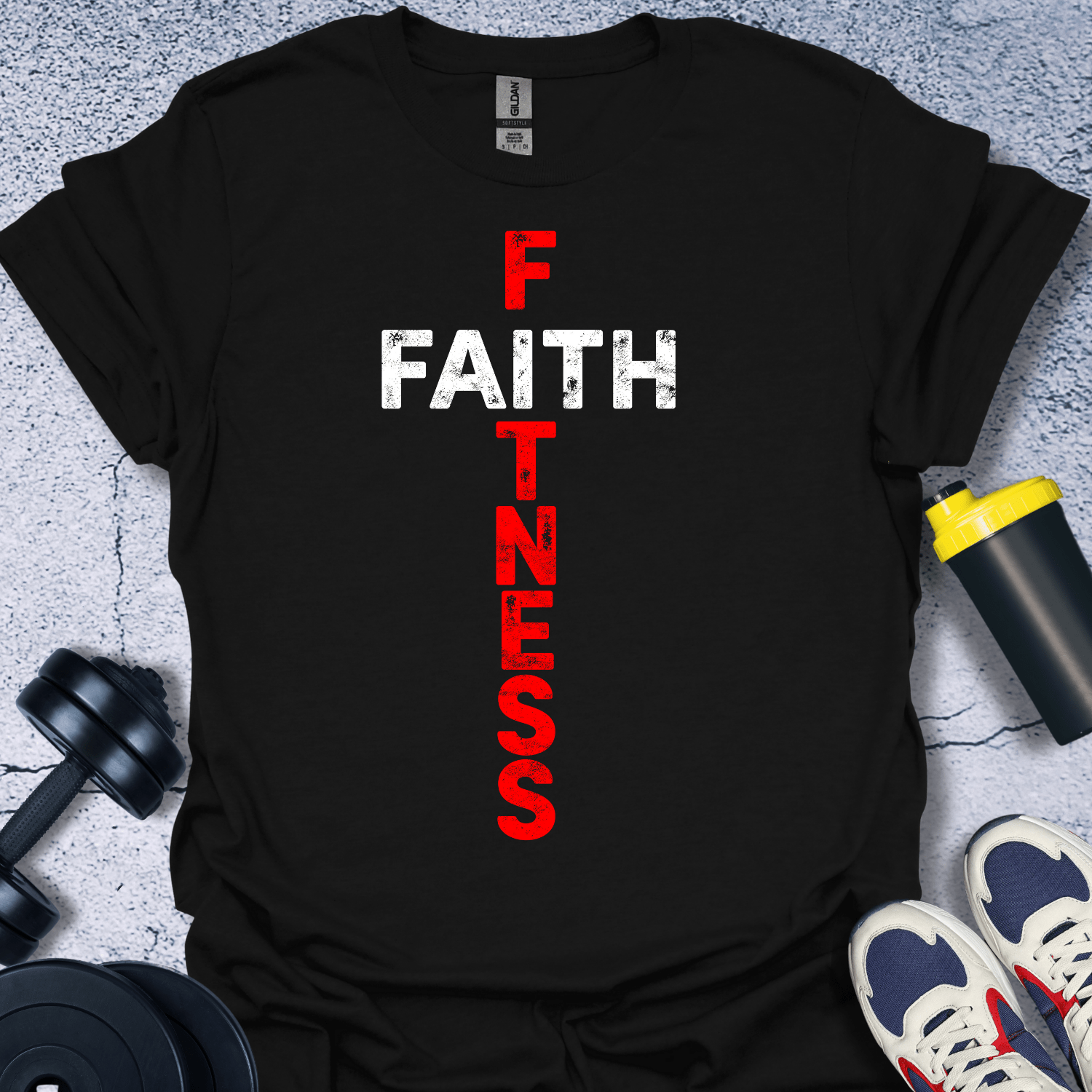 T-Shirt Black / S Faith Fitness T-Shirt