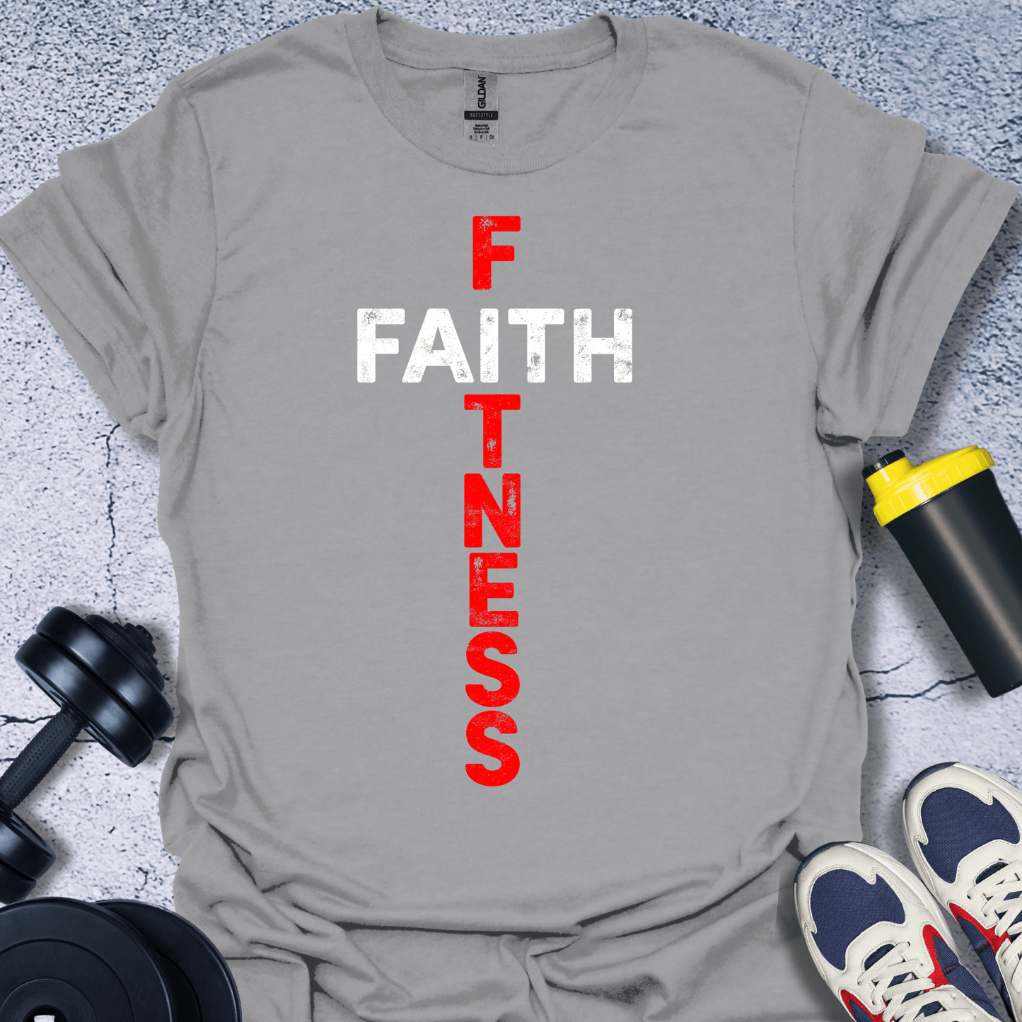 T-Shirt Sport Grey / S Faith Fitness T-Shirt