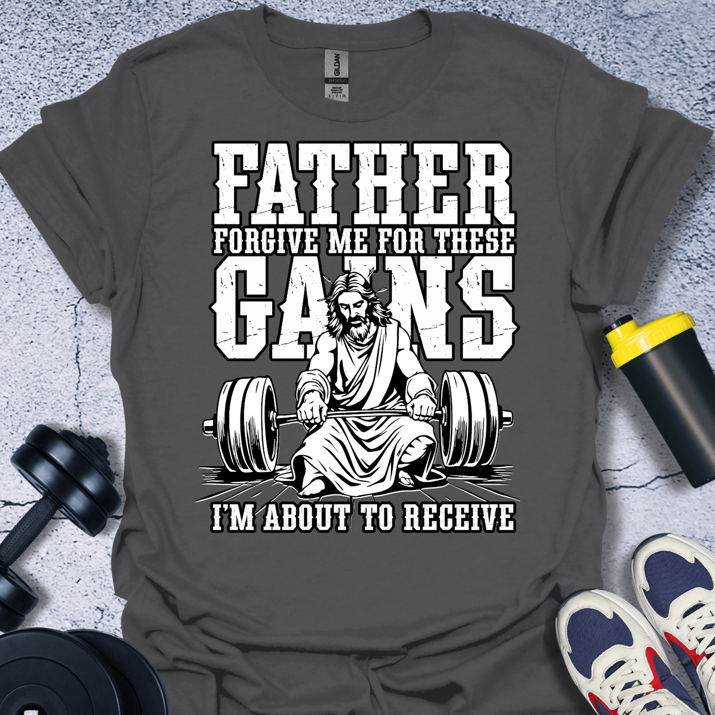 T-Shirt Charcoal / S Father forgive Me T-Shirt