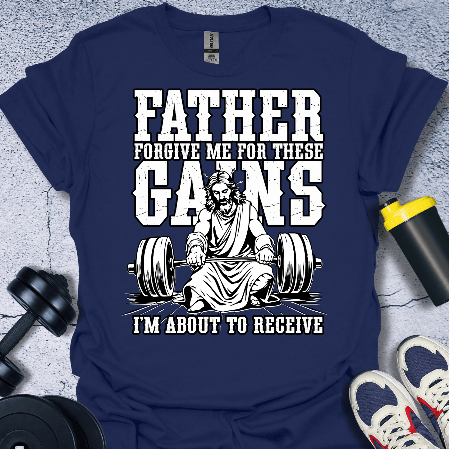 T-Shirt Navy / S Father forgive Me T-Shirt