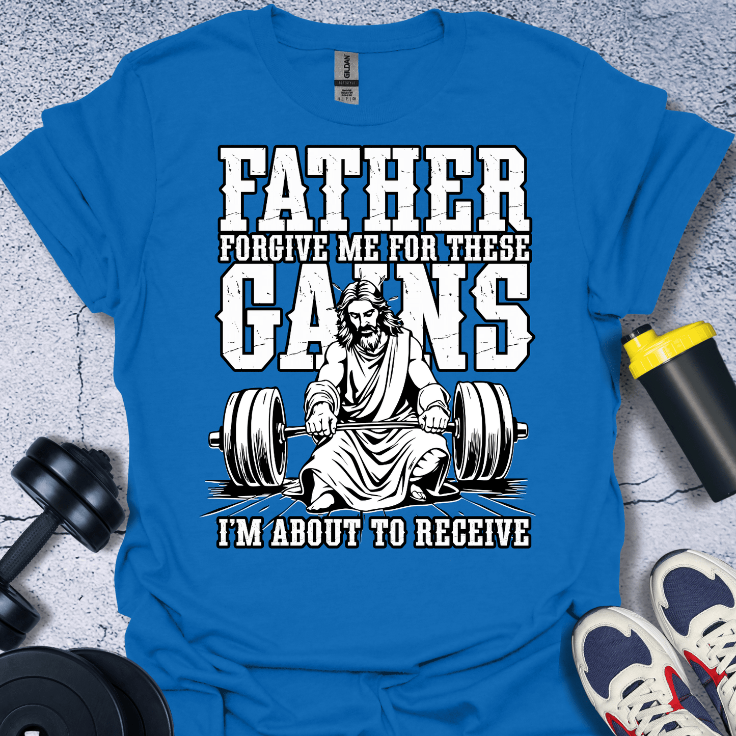 T-Shirt Royal / S Father forgive Me T-Shirt