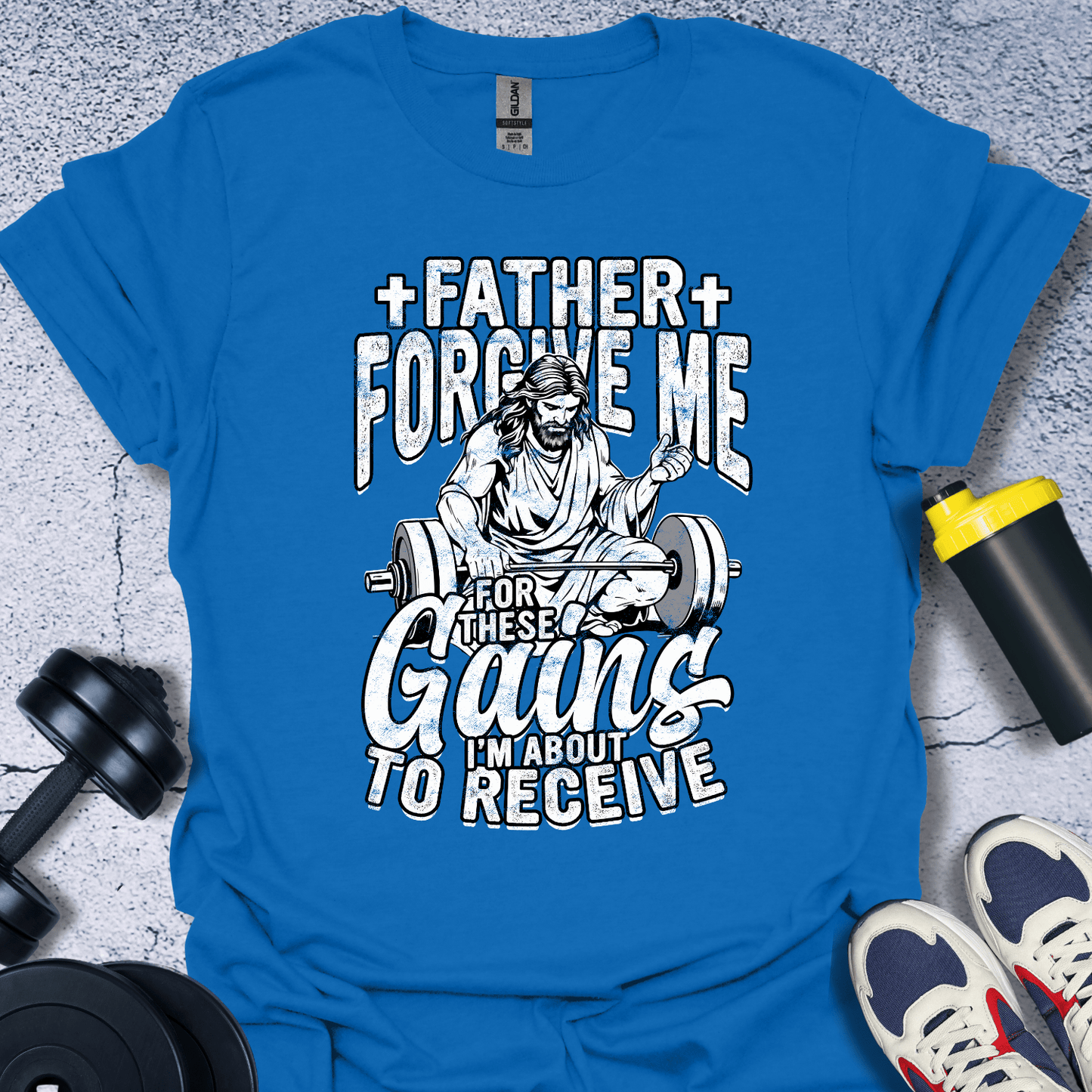 T-Shirt Royal / S Father Forgive Me T-Shirt