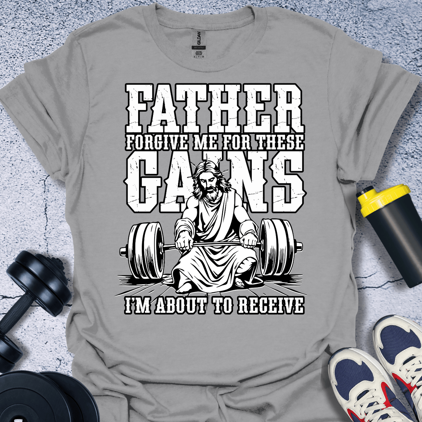 T-Shirt Sport Grey / S Father forgive Me T-Shirt