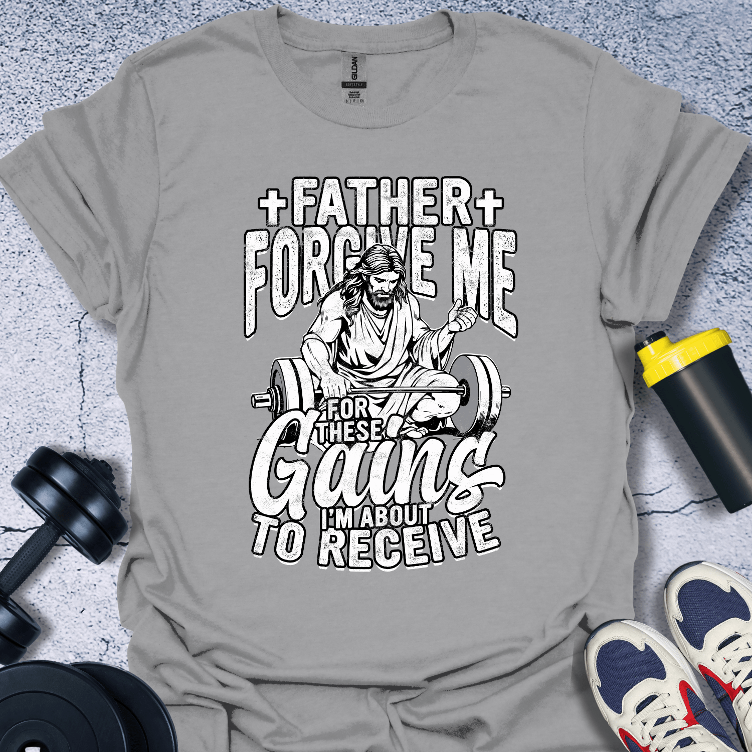 T-Shirt Sport Grey / S Father Forgive Me T-Shirt