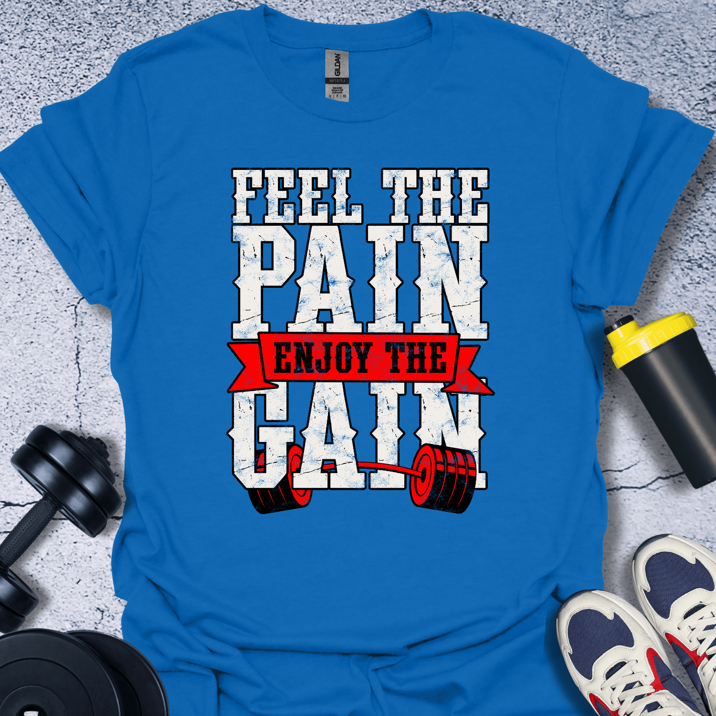 T-Shirt Royal / S Feel The Pain T-Shirt