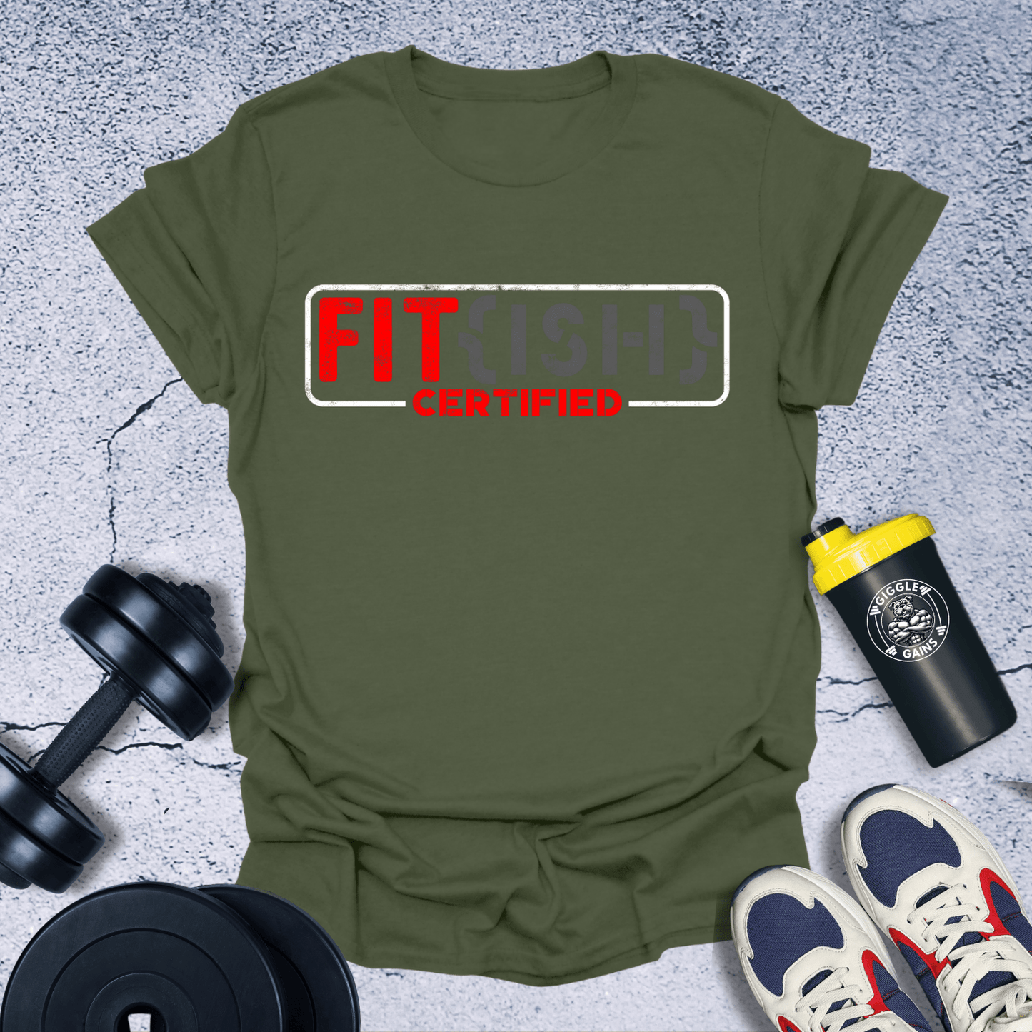 T-Shirt Military Green / S Fit Certified T-Shirt