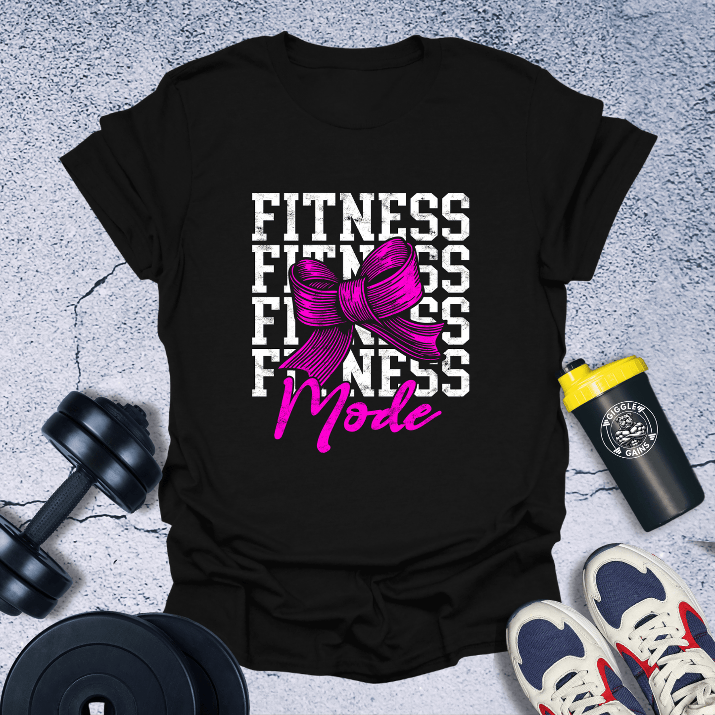 T-Shirt Black / S Fitness Mode T-Shirt