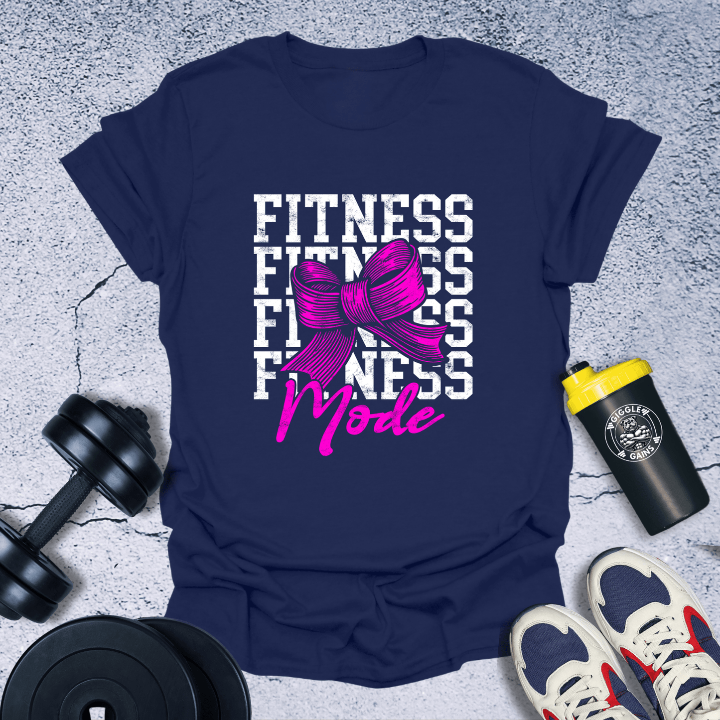 T-Shirt Navy / S Fitness Mode T-Shirt