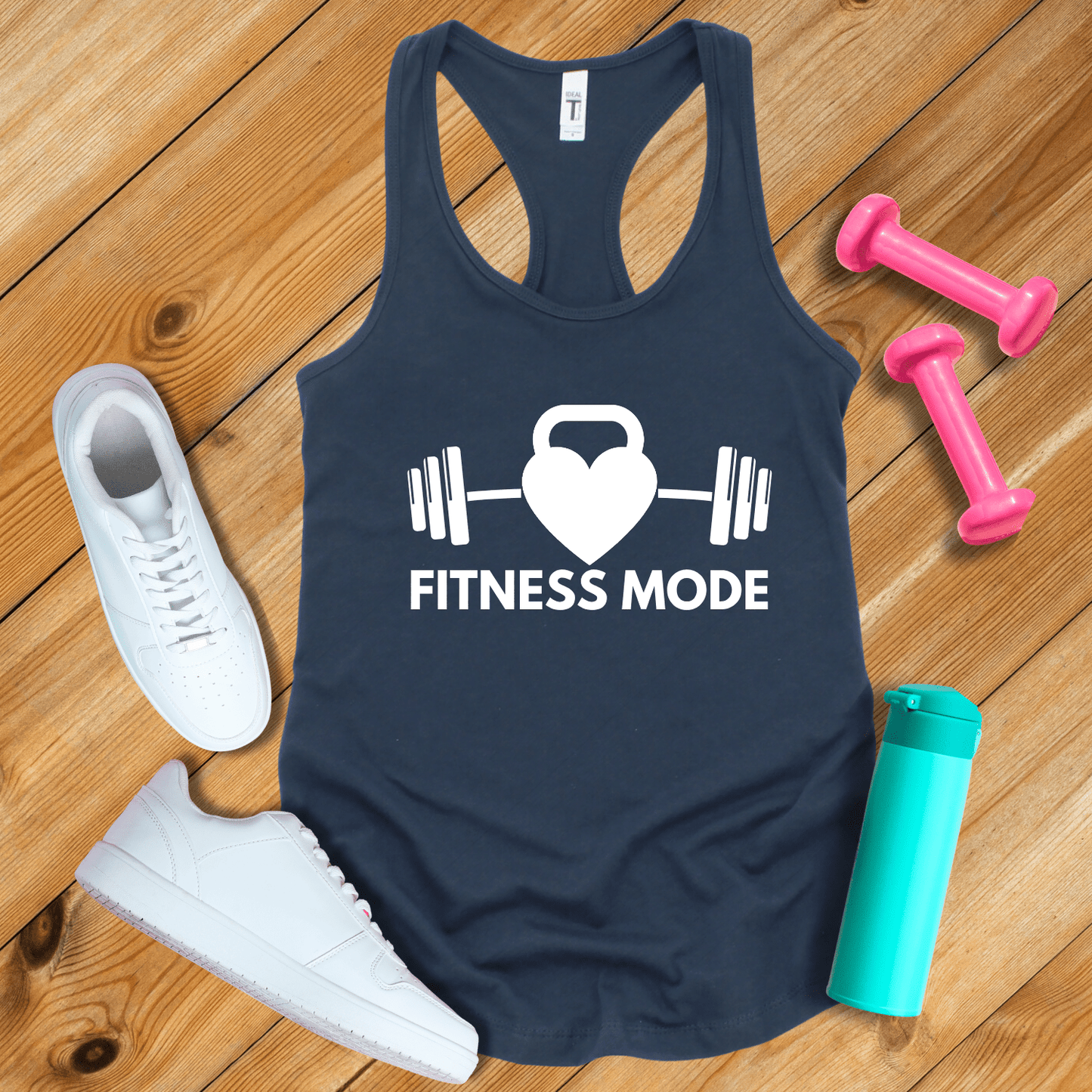 Tank Top Solid Midnight Navy / XS Fitness Mode Tank Top