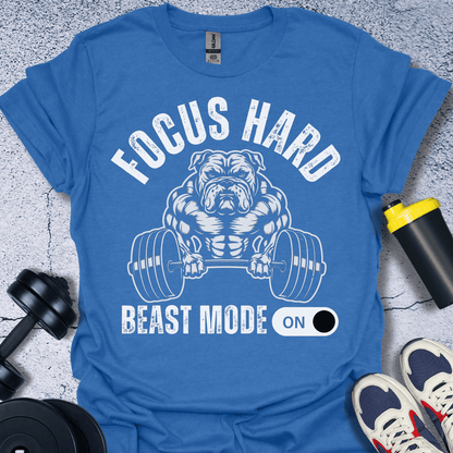 T-Shirt Heather Royal / S Focus Hard T-Shirt