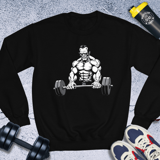 Sweatshirt Black / S Frankenstein Lifting Crewneck