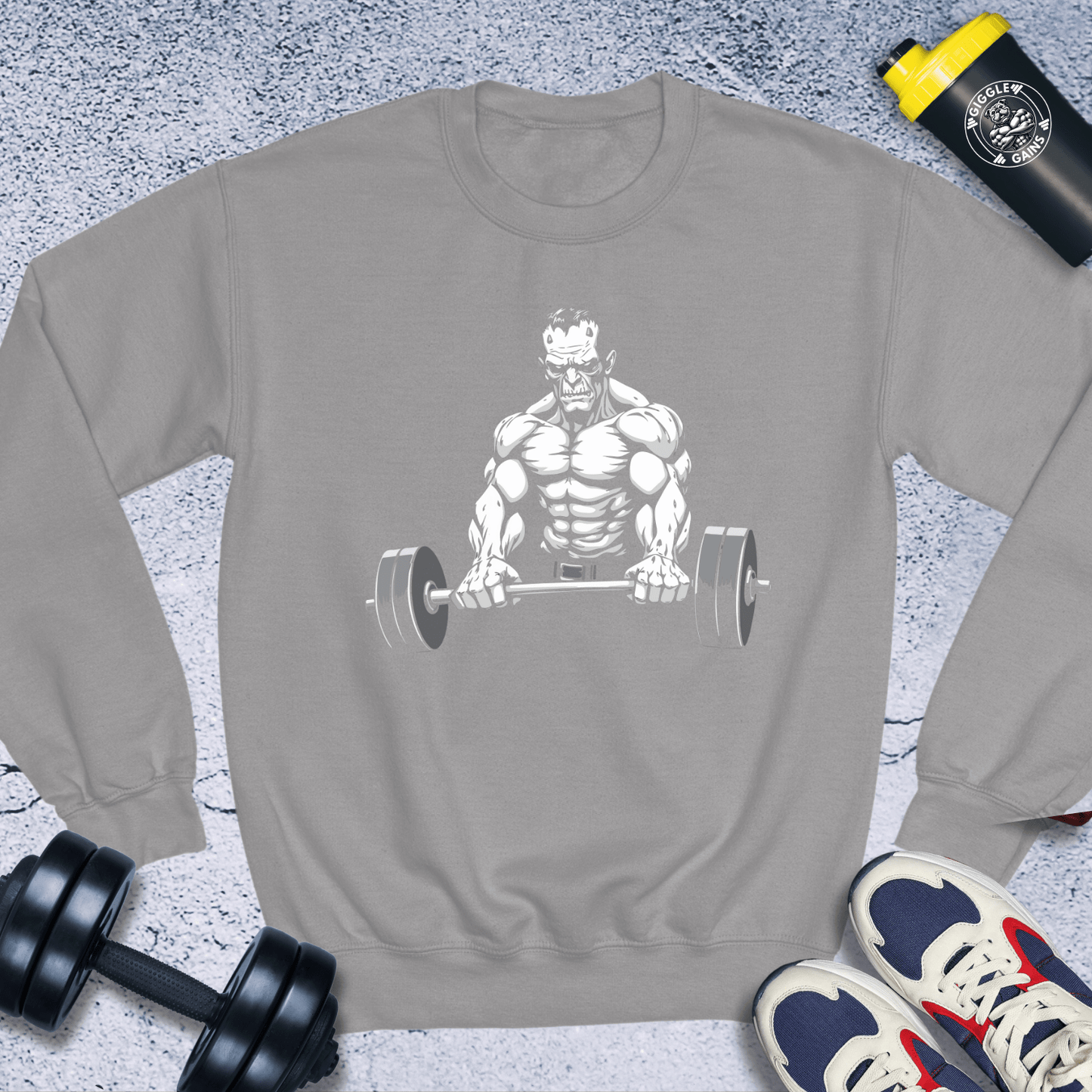 Sweatshirt Sport Grey / S Frankenstein Lifting Crewneck