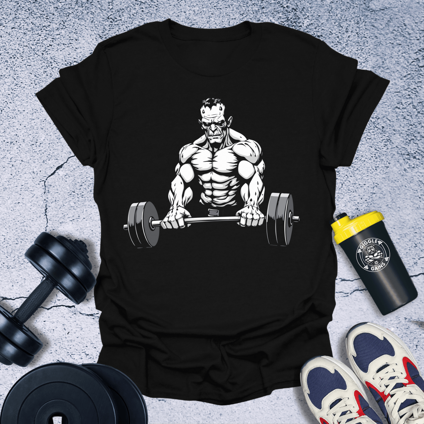 T-Shirt Black / S Frankenstein Lifting T-Shirt