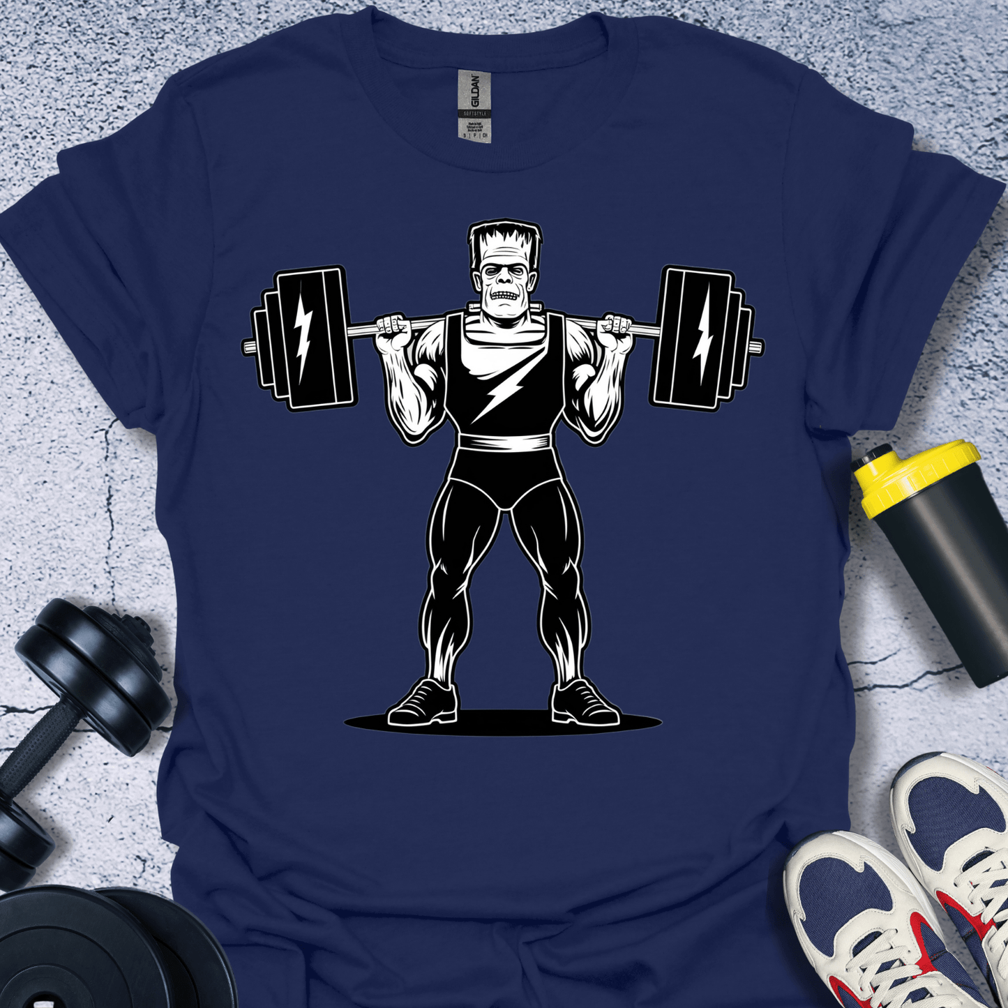 T-Shirt Navy / S Frankenstein Lifting T-Shirt