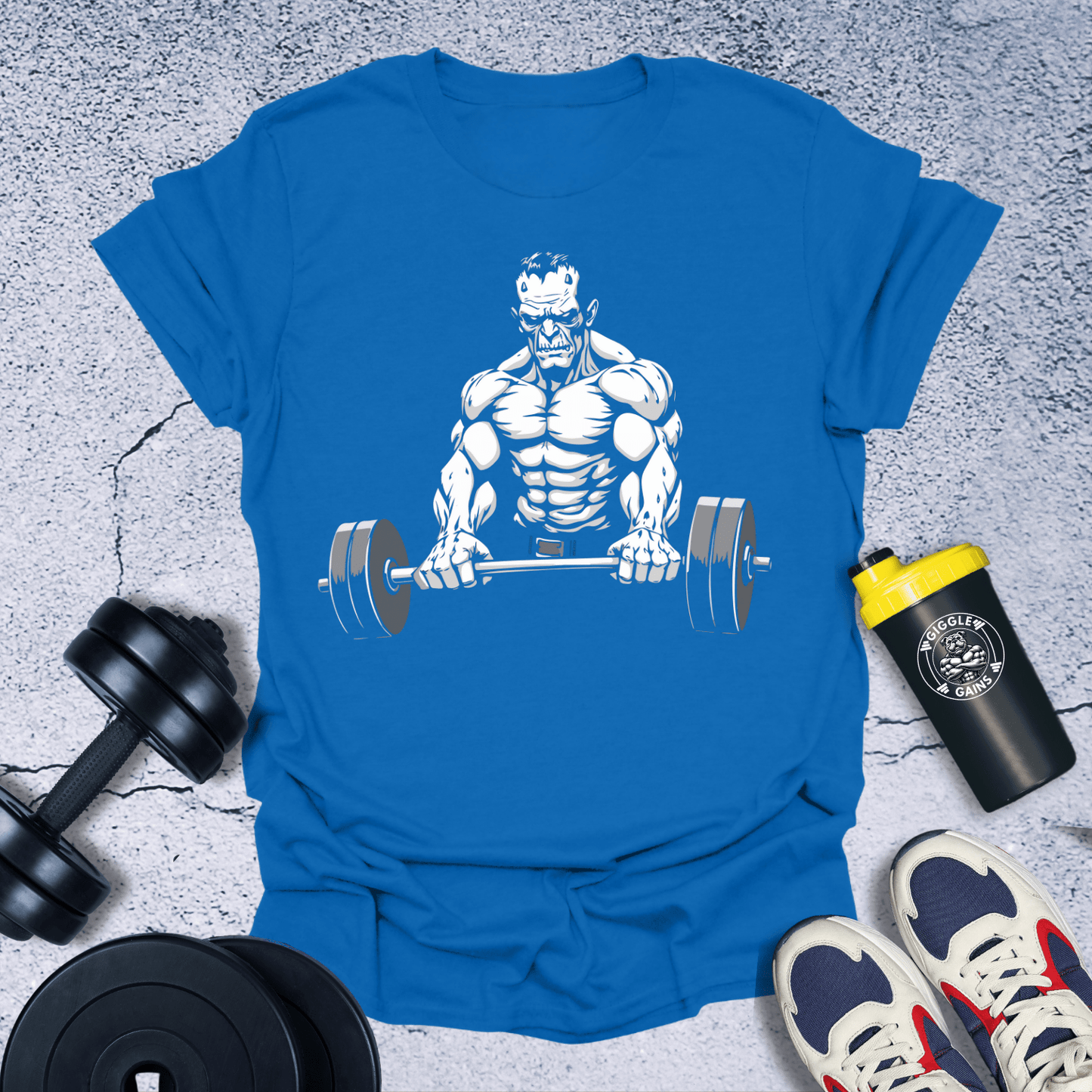 T-Shirt Royal / S Frankenstein Lifting T-Shirt