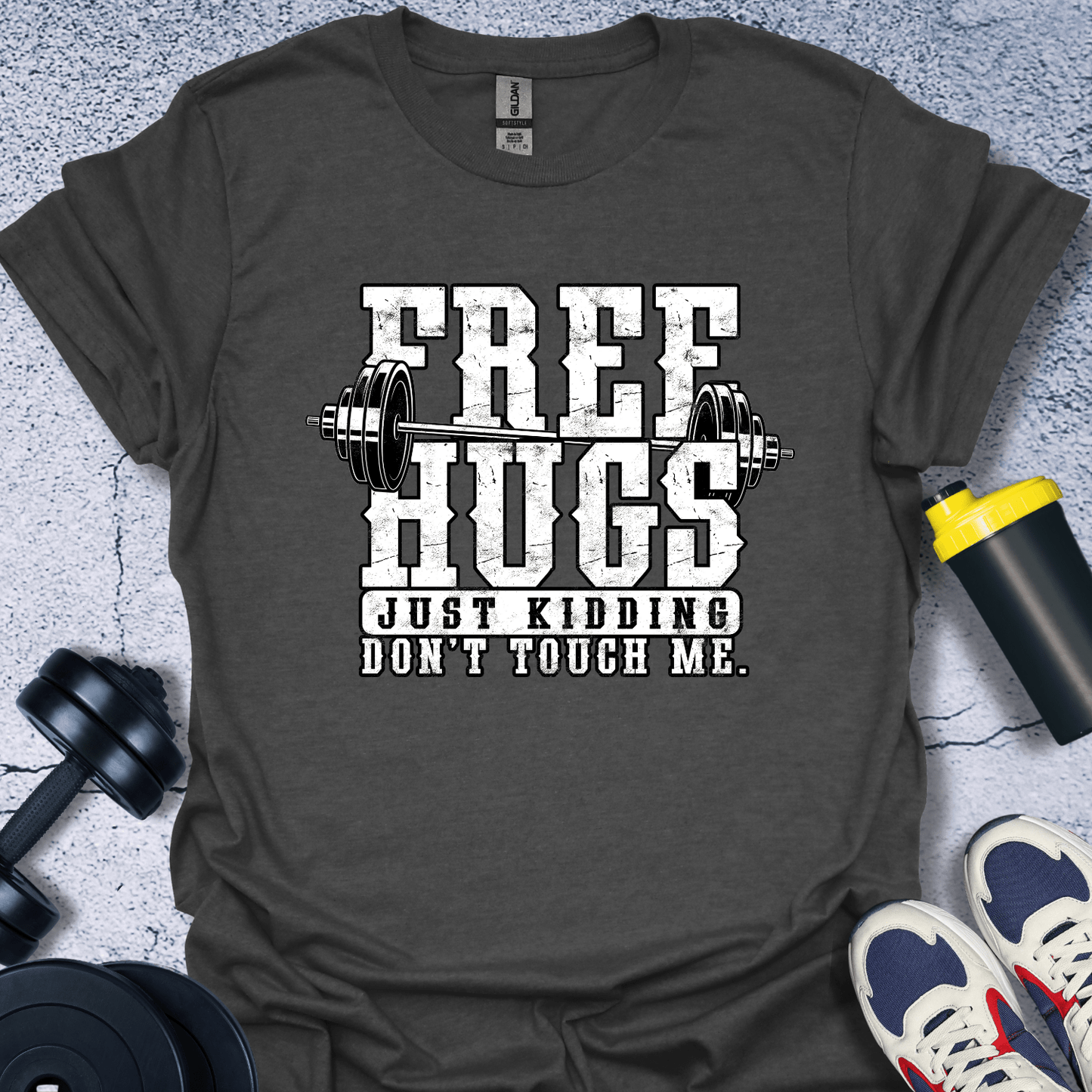 T-Shirt Dark Heather / S Free Hugs T-Shirt