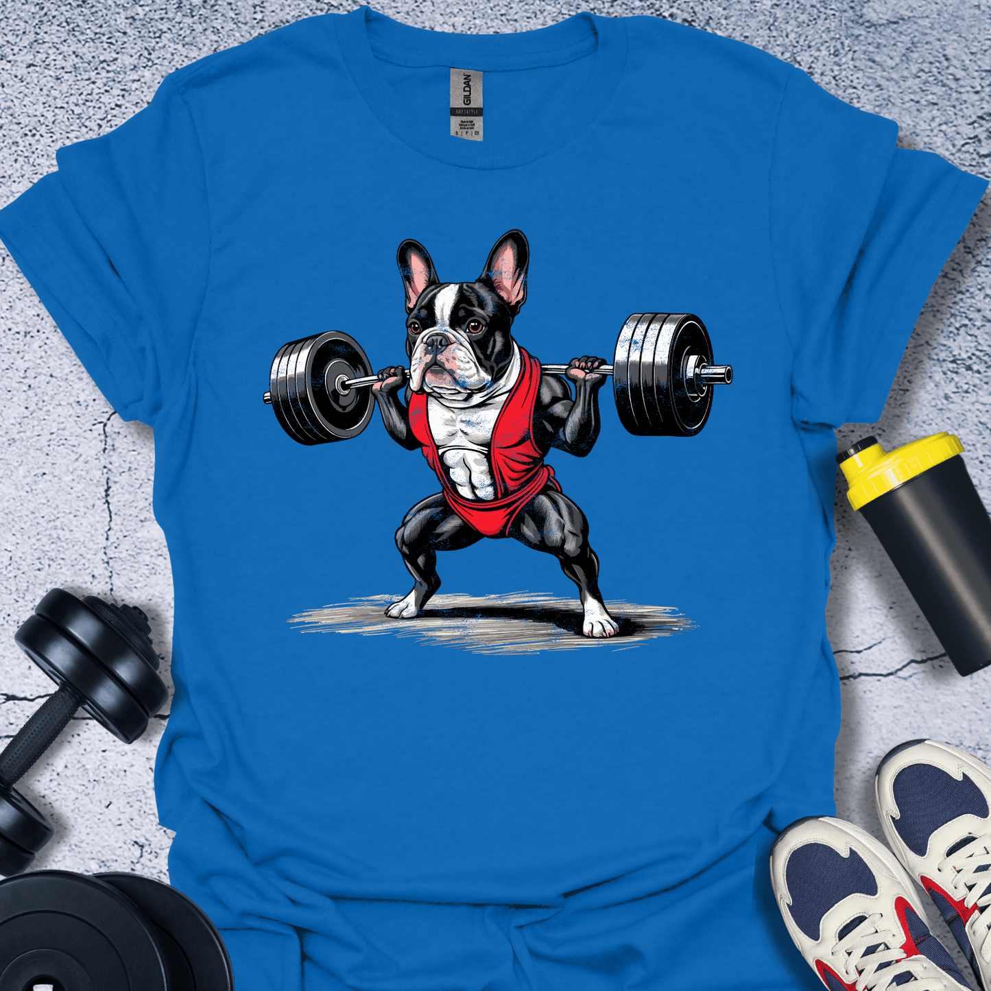 T-Shirt Royal / S French Bulldog Lifting T-Shirt